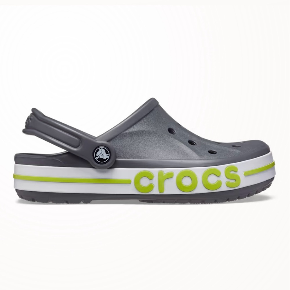 CROCS Bayaband Clog Gray and Green Toddler Size 11